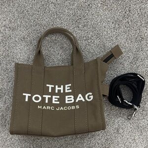 Marc Jacobs Tan Tote Bag with Black Strap
